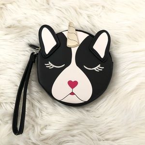 🎉HOSTPick🎉🖤Betsey Johnson🦄Unicorn Puppy Coin Wristlet